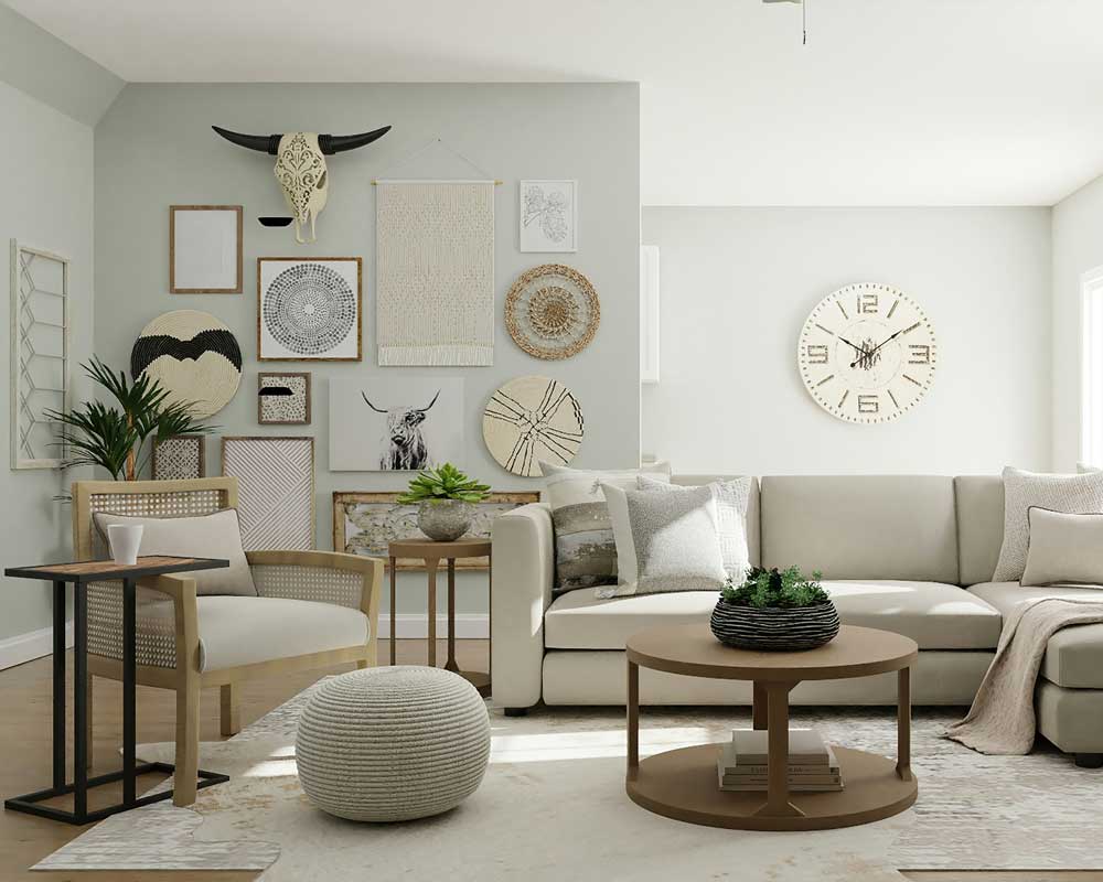 Dnevna soba in leseno pohištvo